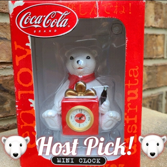 Coca Cola Mini Clock - Picture 1 of 7